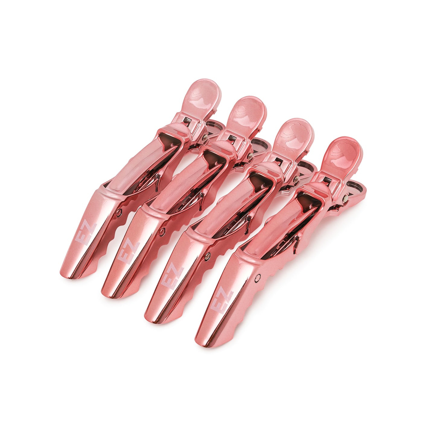 Rose Gold Crocodile Clip 4pk
