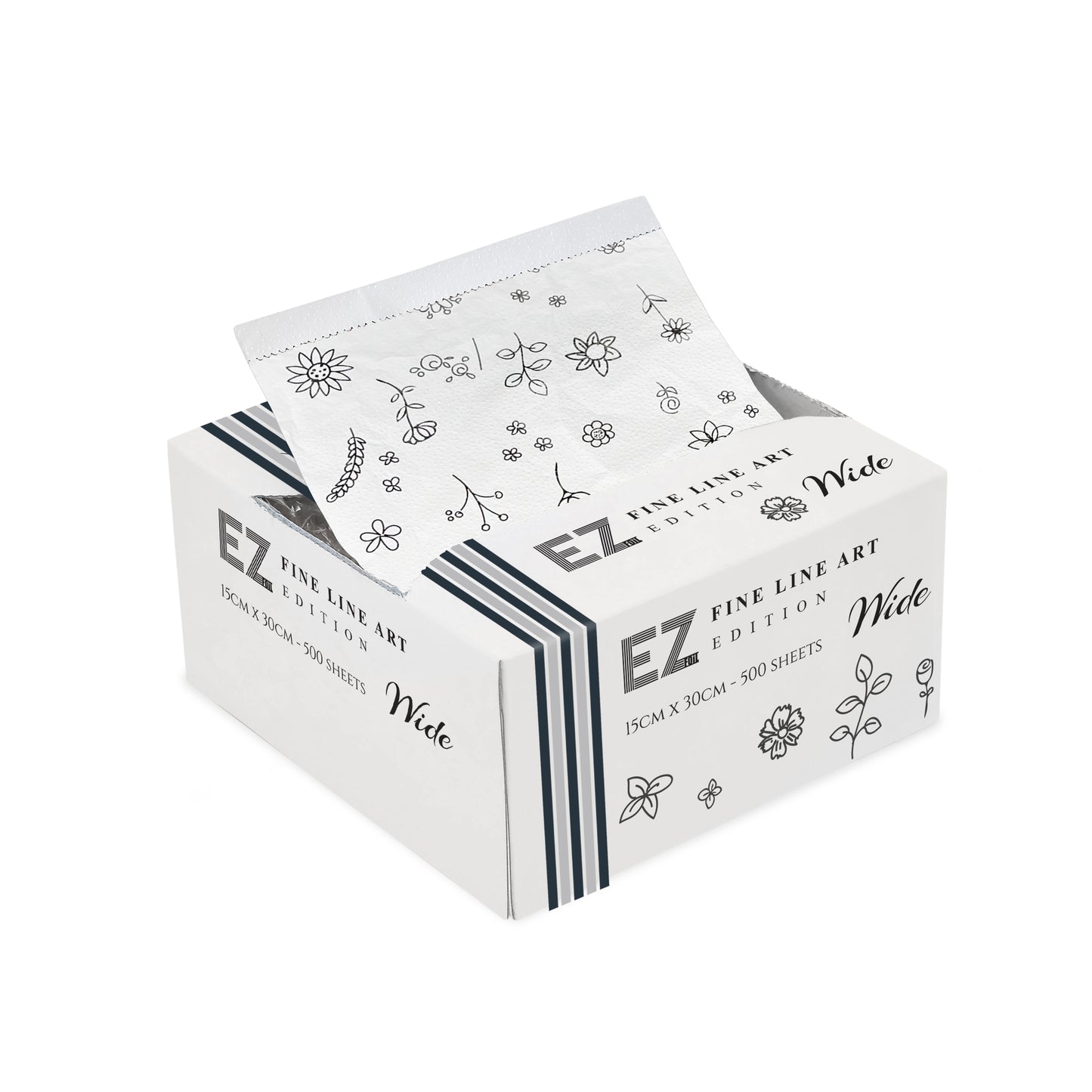 Fine Line Art Edition – Wide Pop Up (500 sheets - 15cm x 30cm)