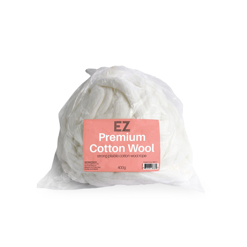 EZ Essentials Cotton Wool Rope 400 grams – Ez Foil