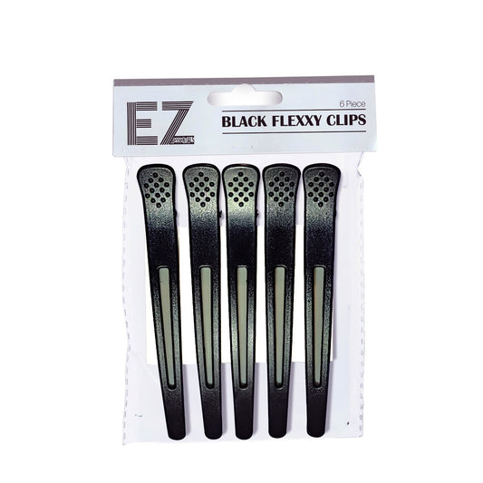 EZ Essentials Flexxy Clip 6 pack Black
