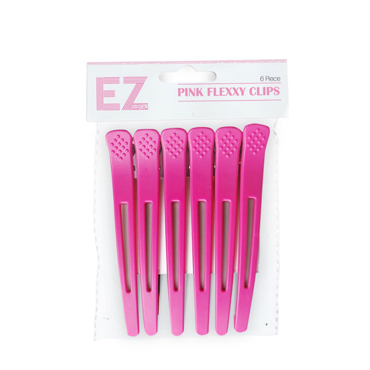 EZ Essentials Flexxy Clip 6 pack Pink