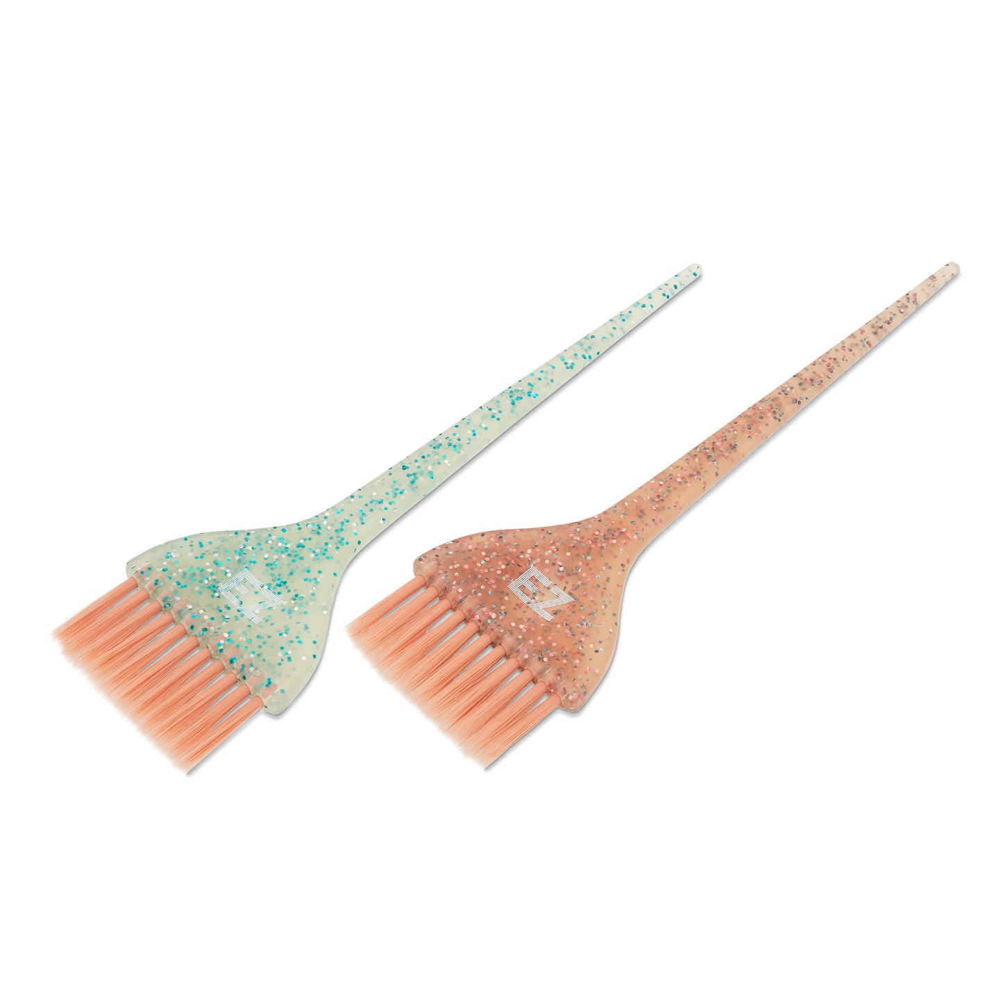 Feather Bristle Glitter Tint Brush 2pk