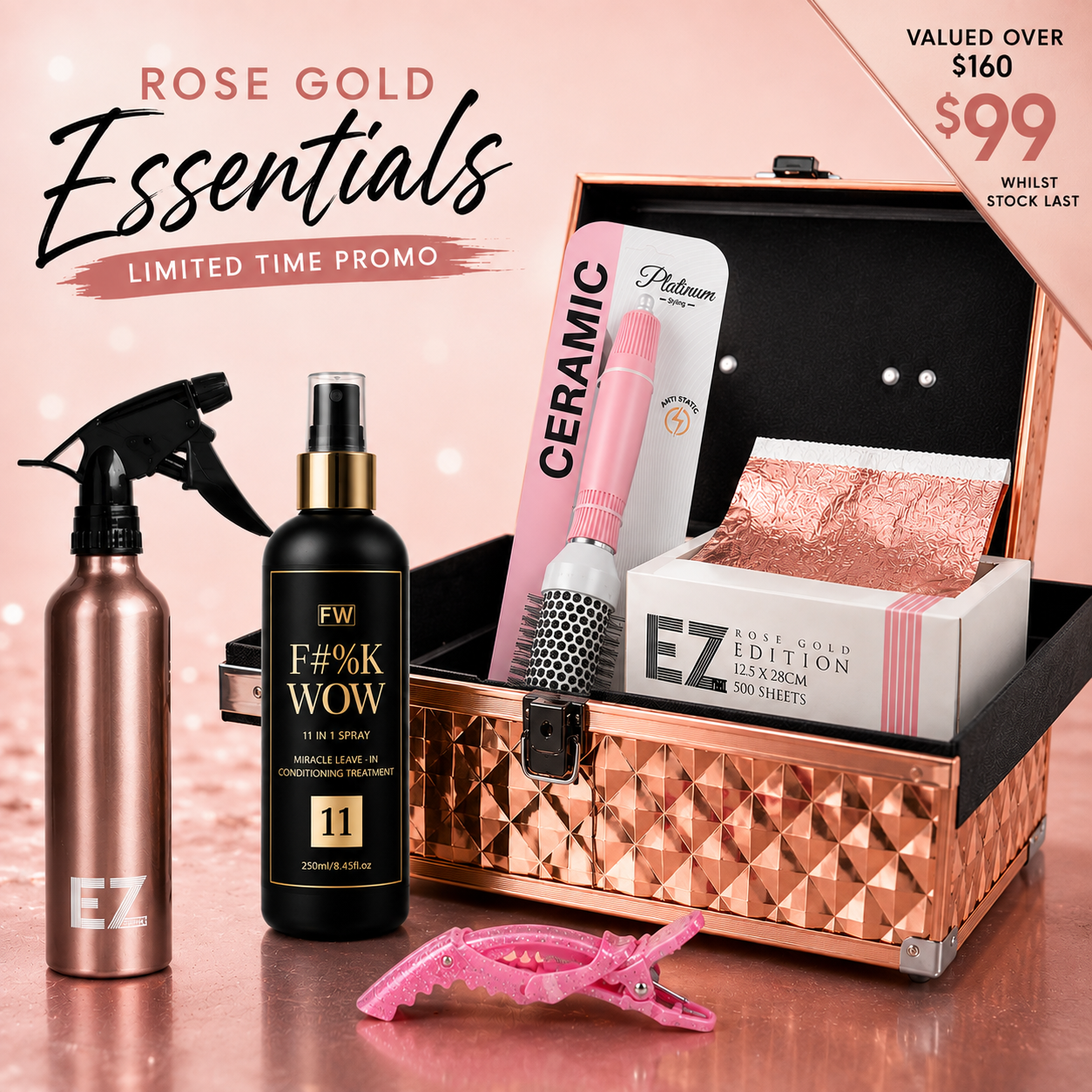 Rose gold case value pack