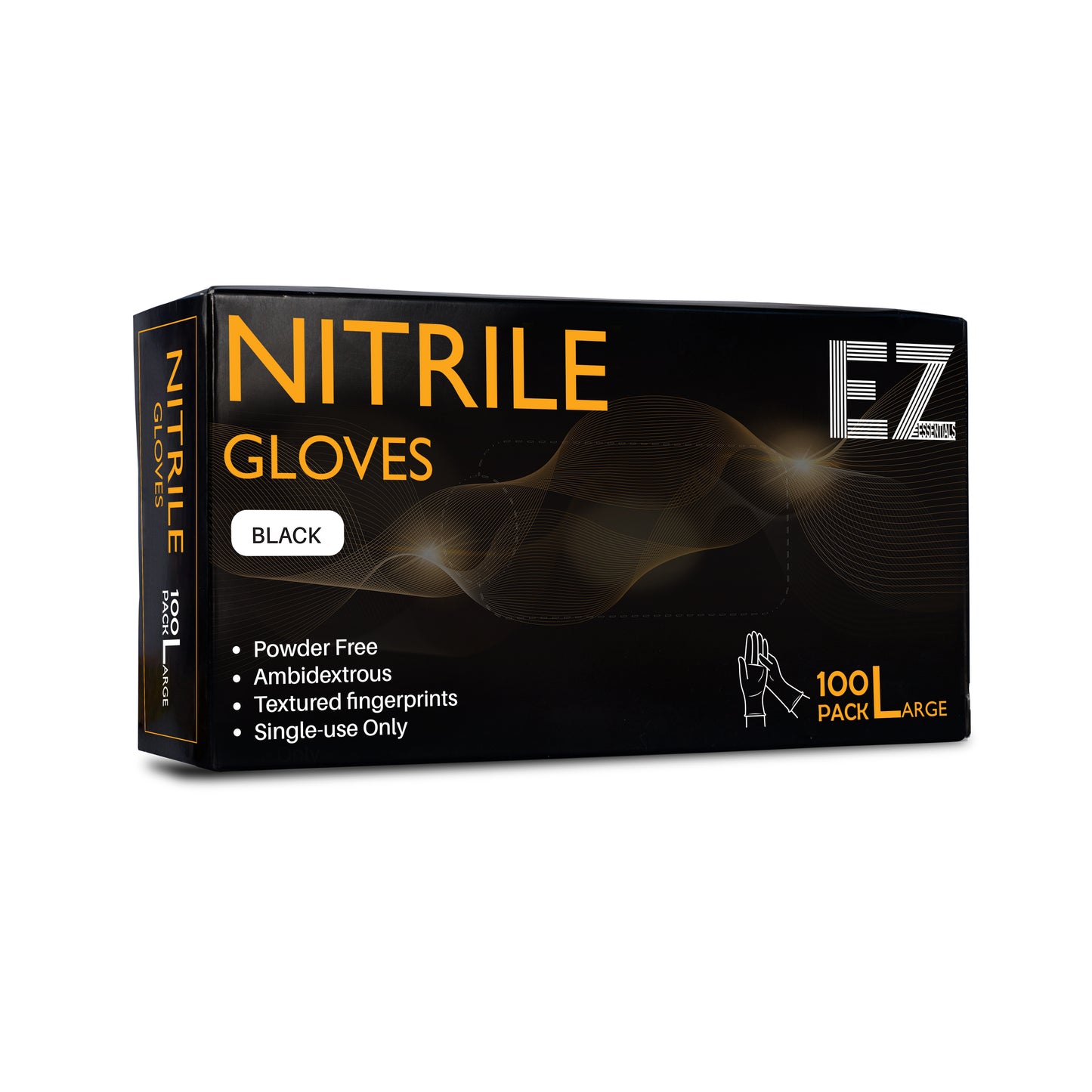 Large Ez Essentials Premium Nitrile Gloves