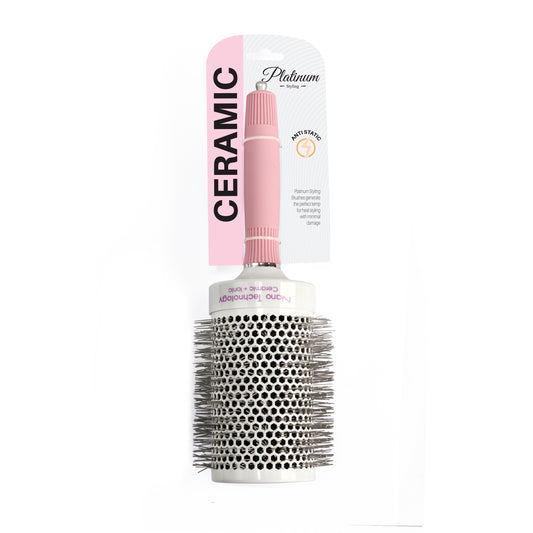 Platinum Ceramic Round Brush - 65mm