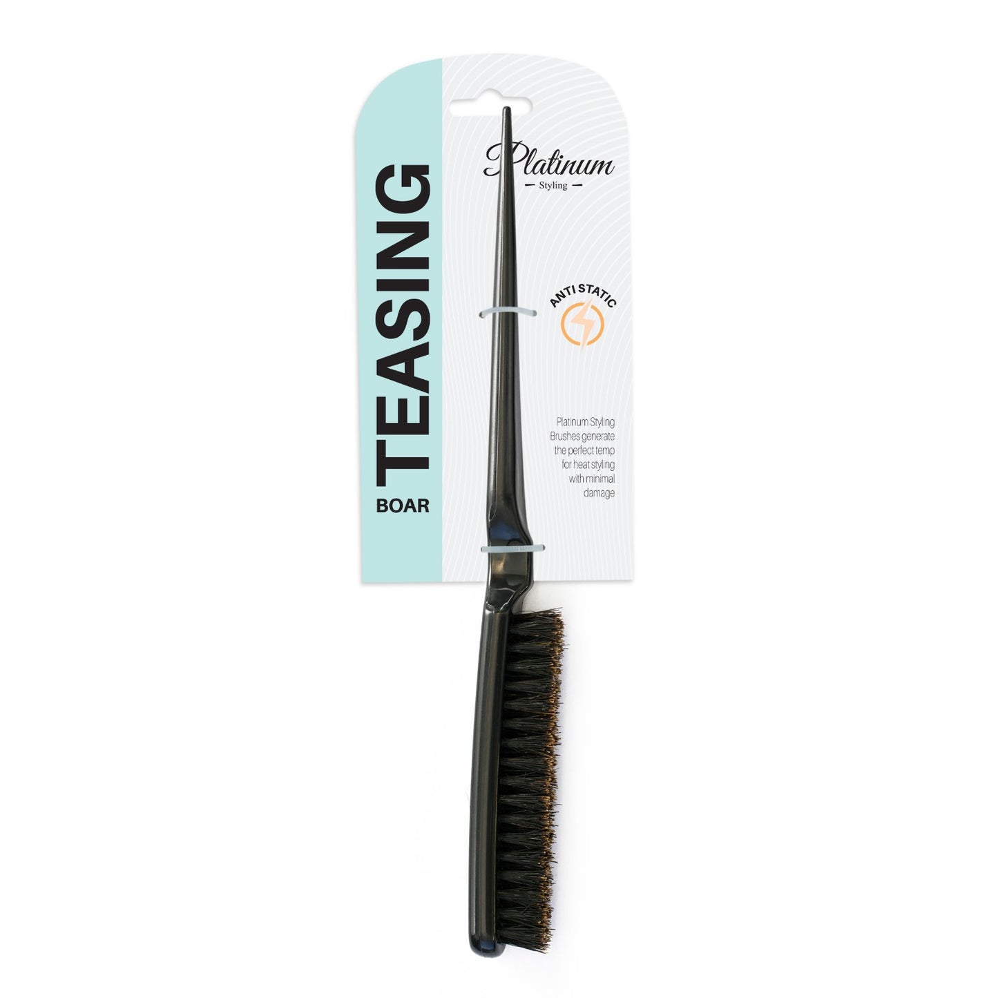 Platinum Styling Boar Bristle Teasing Brush