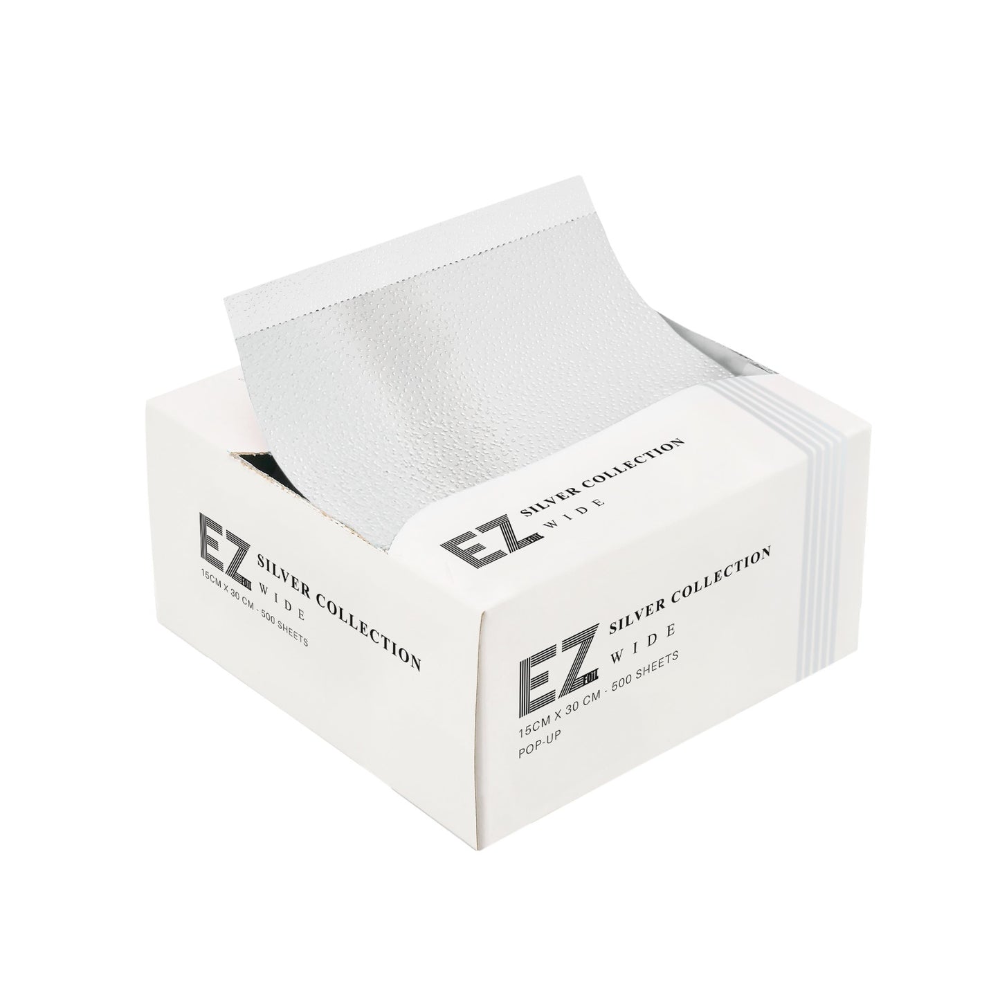 Silver Wide - Popup (500 sheets - 15cm x 30cm)