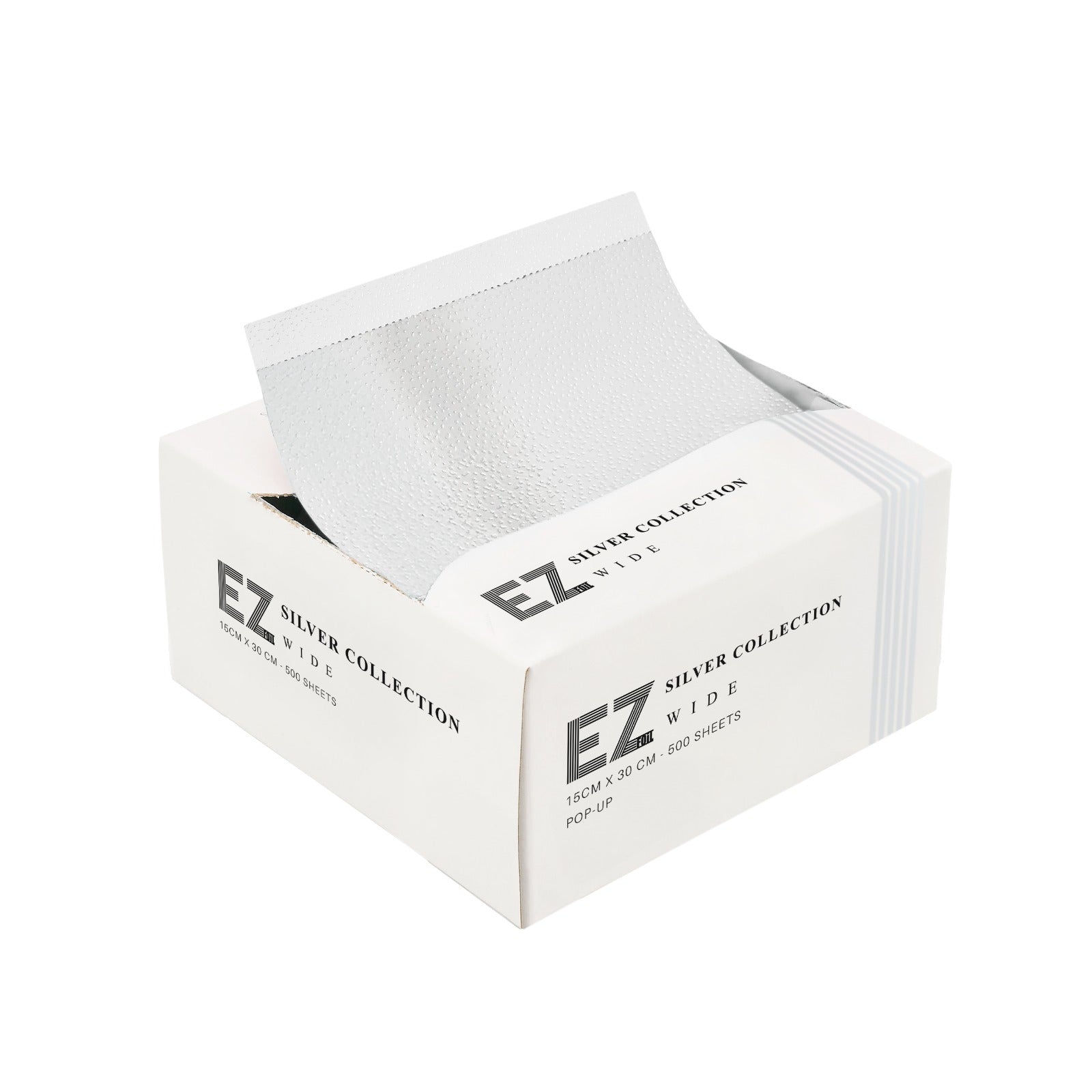Silver Wide - Popup (500 sheets - 15cm x 30cm)