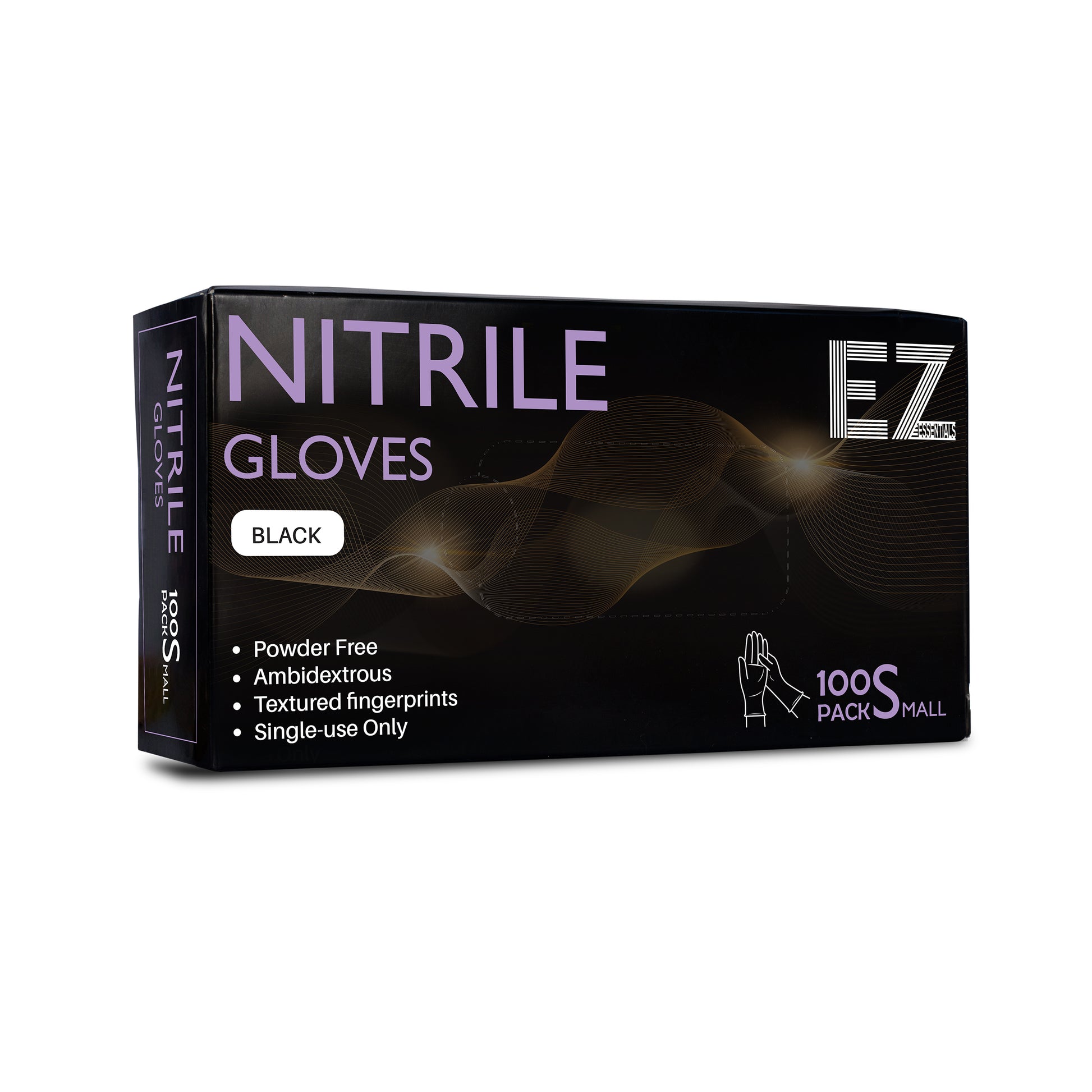 Small Ez Essentials Premium Nitrile Gloves