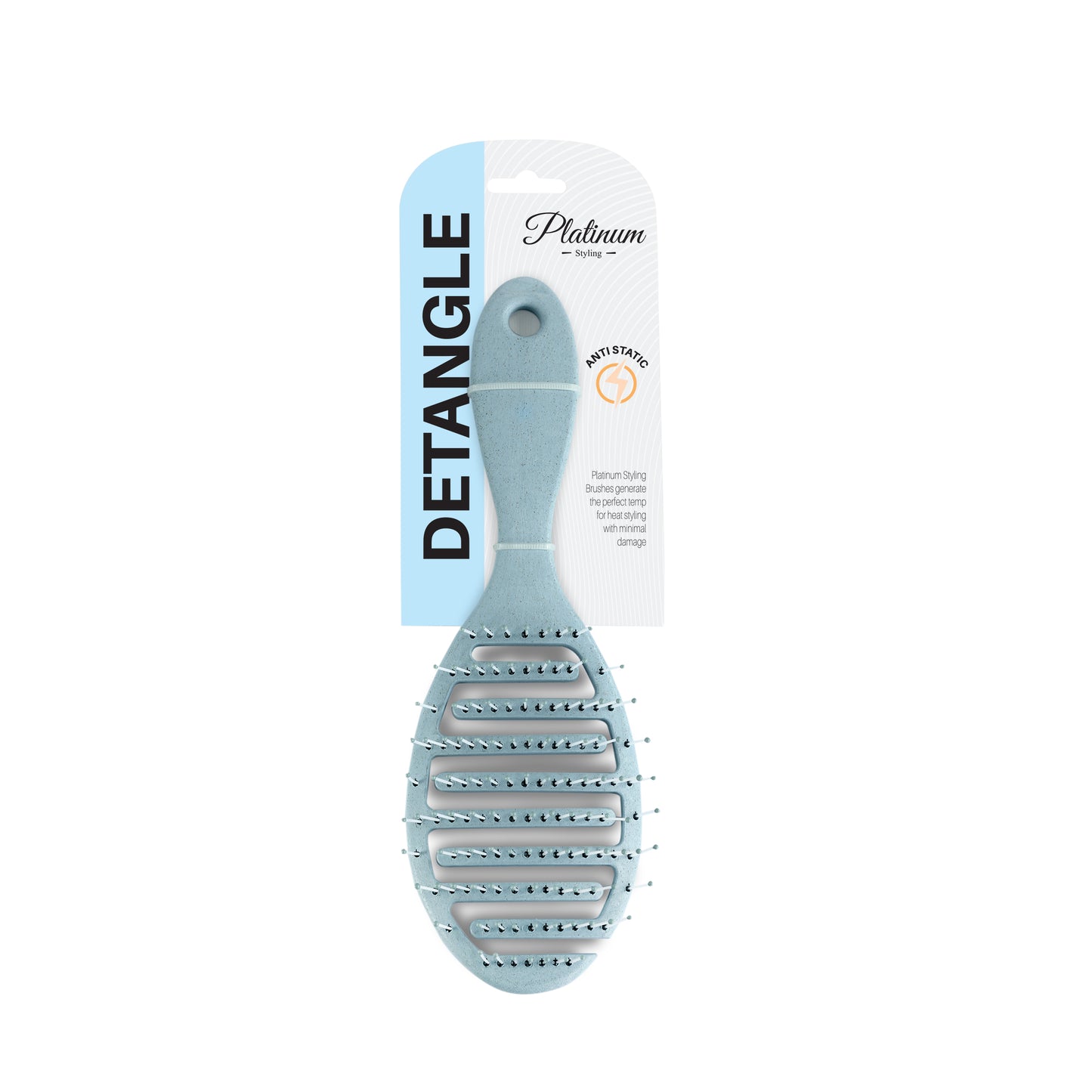 Wheat Fibre Detangle Brush - Blue