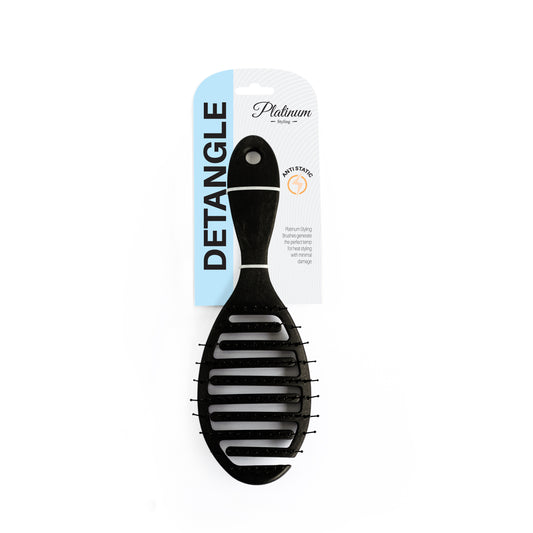 Wheat Fibre Detangle Brush - Black