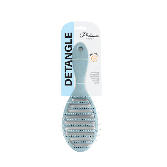 Wheat Fibre Detangle Brush - Blue