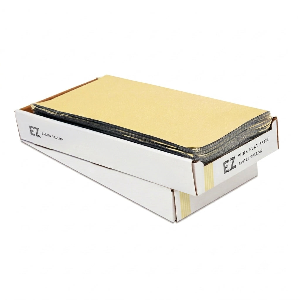 Pastel Yellow Wide Flat Pack - (500 sheets - 15cm x 30cm)